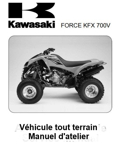 Manuel d'atelier Kawasaki KFX 700 V français { Docautomoto