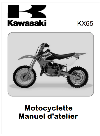 Manuel de réparation Kawasaki KX 65 2011 en français Docautomoto