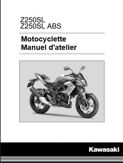Manuel d'atelier kawasaki Z250 2015 français Docautomoto