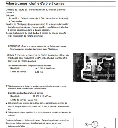 Manuel d'atelier Kawasaki Z250 2016 français Docautomoto