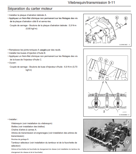 Manuel d'atelier Kawasaki Z800 2013 français Docautomoto