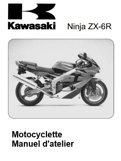 Manuel d'atelier Kawasaki ZX6R 2002 2007 Docautomoto