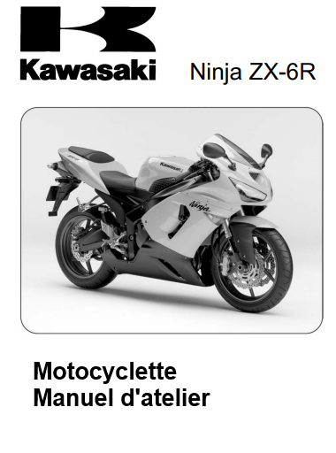 Manuel d'atelier Kawasaki ZX 6R 2005 français Docautomoto