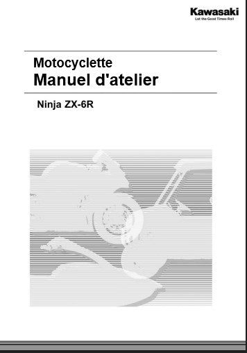 Manuel d'atelier Kawasaki ZX6R Ninja 2024 français Docautomoto