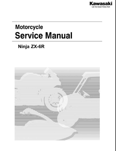 Manuel d'atelier Kawasaki ZX6R Ninja 2024 Docautomoto