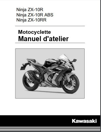 manuel d'atelier Kawasaki ZX 10 RR 2018 français Docautomoto