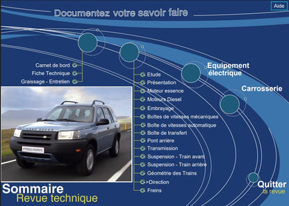 Manuel de réparation land Rover Freelander 1 98 2003 Docautomoto