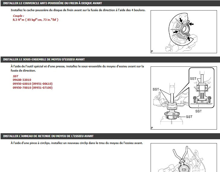 Manuel d'atelier Lexus RX450H 2009 2012 français Docautomoto