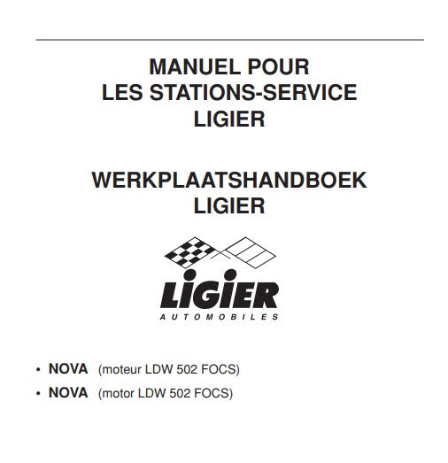 manuel d'atelier Ligier Nova { {{ Docautomoto }}
