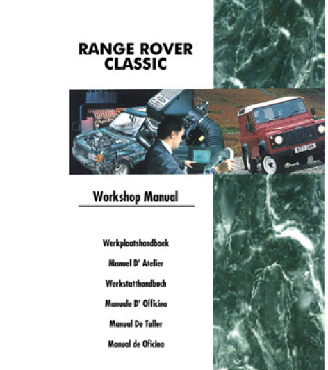 Manuel d'atelier Range Rover Classic Tdi ,4,2L LSE 1993 1995 { Docautomoto
