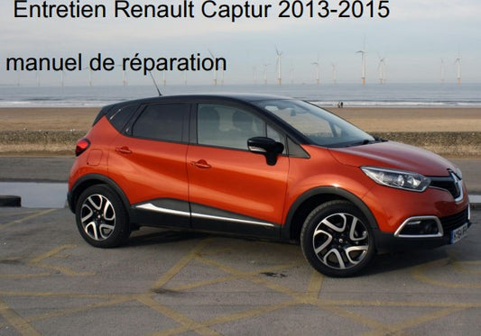 manuel d'atelier Renault Captur 2013 2015 { {{ Docautomoto }}