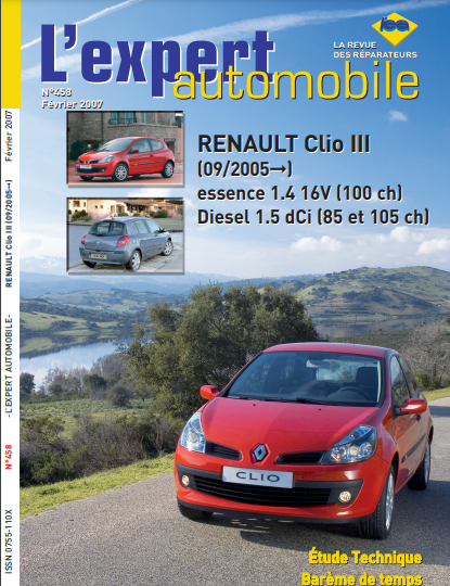 Manuel d'atelier Renault Clio 3 2005 { {{ Docautomoto }}