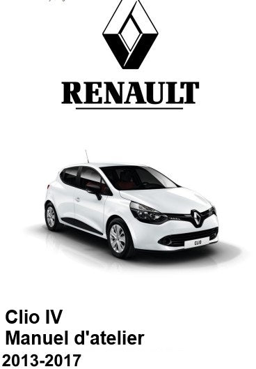 Manuel d'atelier Renault Clio 4 pdf { {{ Docautomoto }}