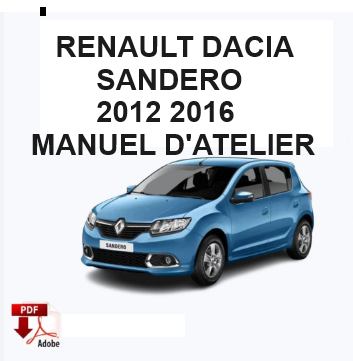 Manuel d'atelier Renault Dacia Sandero { {{ Docautomoto }}
