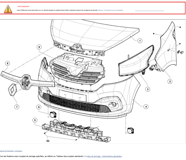 Manuel d'atelier Renault trafic 2014 2018 { {{ Docautomoto }}