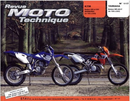 manuel de réparation Yamaha 400 WRF 1998 2000 { {{ Docautomoto }}
