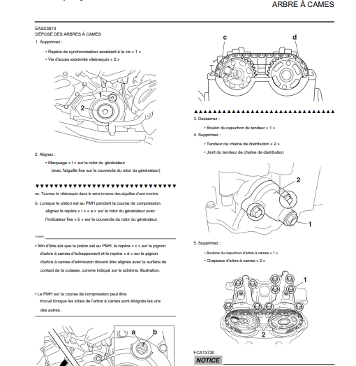manuel d'atelier yamaha YFR 450 RY 2009 français { {{ Docautomoto }}