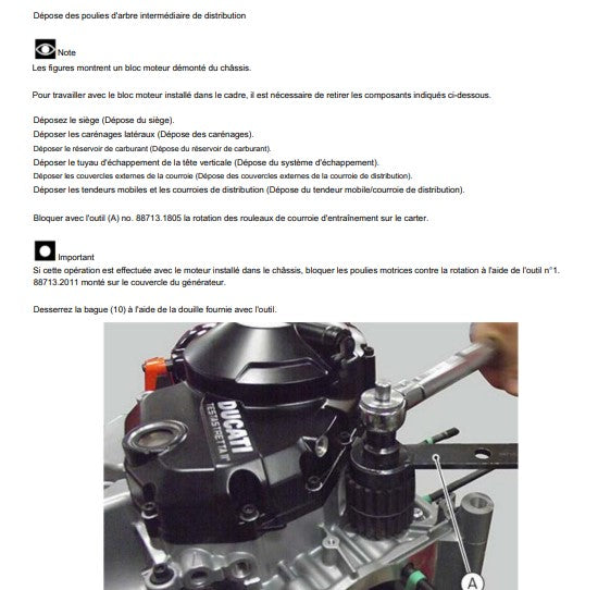 manuel d'atelier Ducati 821 Hyperstrada 2014 français Docautomoto