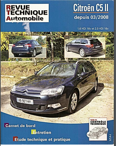 Manuel de réparation Citroên C5 2 Docautomoto