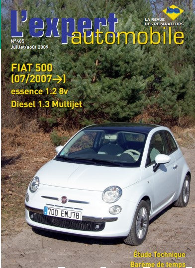 Manuel de réparation Fiat 500 2007 Docautomoto