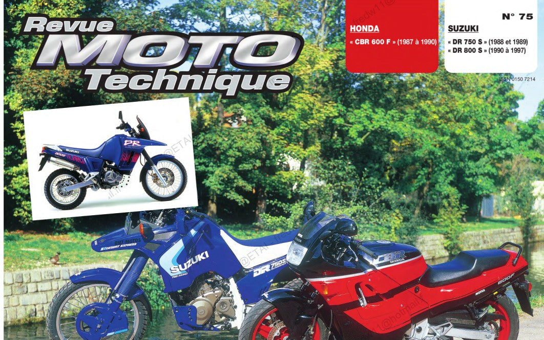 Manuel de réparation Honda CB600F 1987 1990 Docautomoto