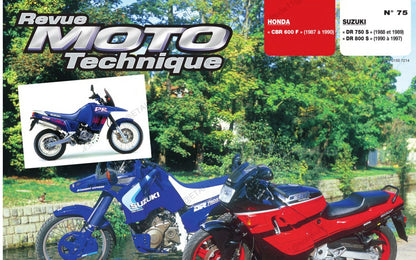 Manuel de réparation Honda CB600F 1987 1990 Docautomoto