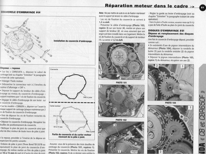Manuel de réparation Honda CB 650 F R 2014 { {{ Docautomoto }}
