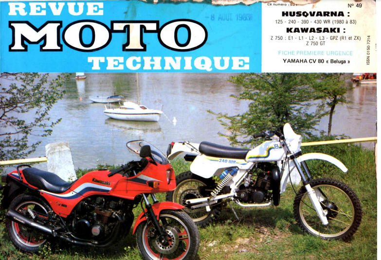 Manuel de réparation Husqvarna WR 1980 1983 { {{ Docautomoto }}