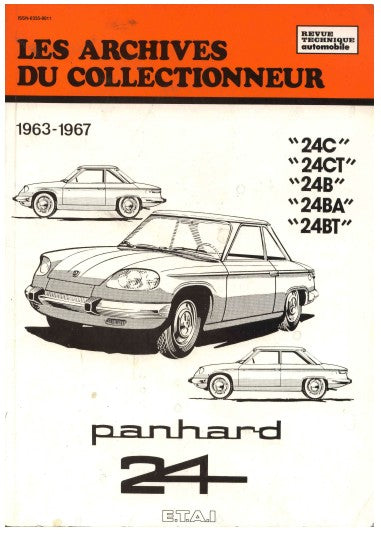 Manuel de réparation Panhard 24 1963 1967