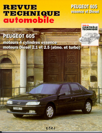 Manuel de réparation Peugeot 605 { {{ Docautomoto }}