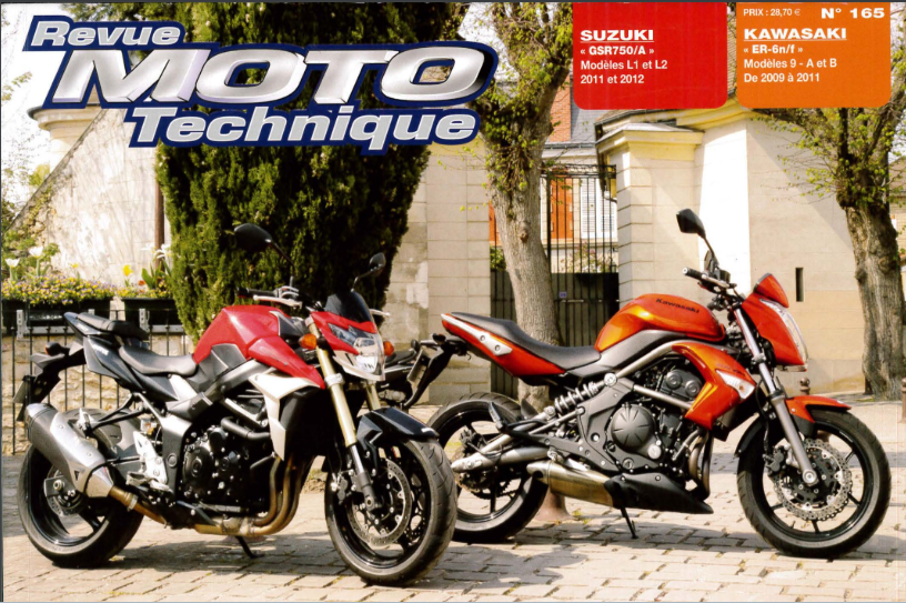 Manuel de réparation Suzuki GSR 750 2011 2012 Docautomoto
