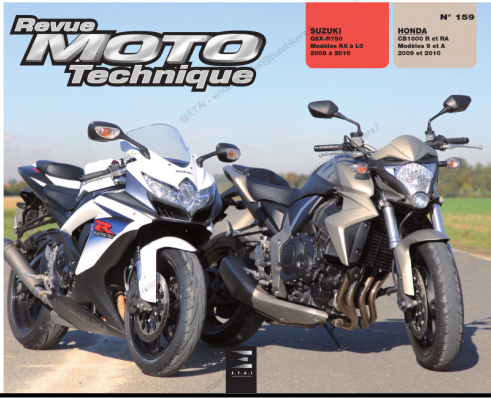 Manuel de réparation Suzuki GSXR 750 2008 2010 { {{ Docautomoto }}