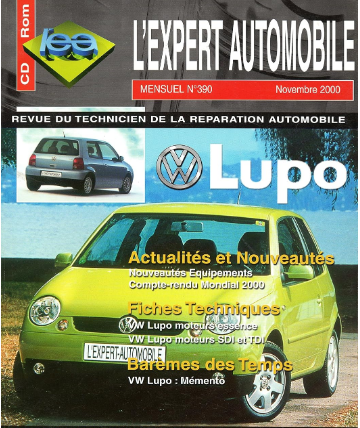 Manuel de réparation Volkwagen Lupo 1998 2000 Docautomoto