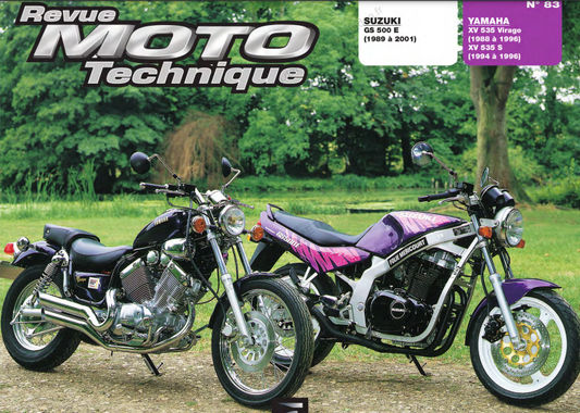 Manuel de réparation Yamaha 535 Virago { {{ Docautomoto }}