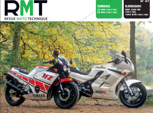 Manuel de réparation Kawasaki 1000 GPZ et GTR 1986 Docautomoto