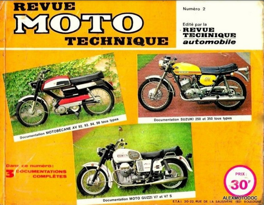 Manuel de réparation Suzuki T250 T350 { {{ Docautomoto }}