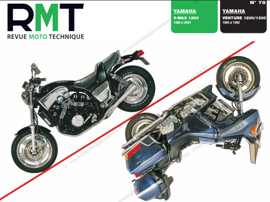 Manuel de réparation Yamaha 1200 Vmax et Venture { {{ Docautomoto }}