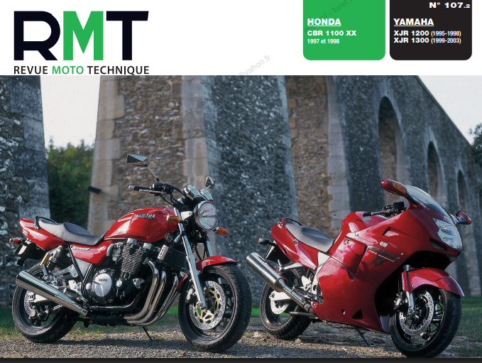 Manuel de réparation Yamaha XJR 1200 1300 1995 2003 Docautomoto