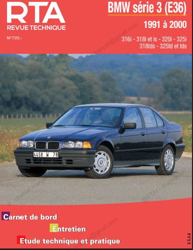 Manuel de réparation BMW E36 1991 2000 Docautomoto