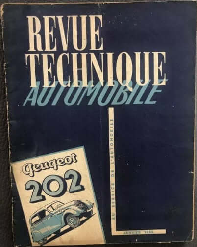 Manuel de réparation Peugeot 202 pdf Docautomoto