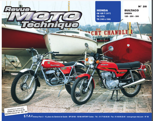 manuel de réparation Bultaco Sherpa 125 250 350 { Docautomoto
