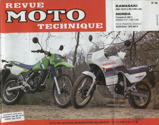 Revue technique Honda 600 Transalp 1987 1996 Docautomoto