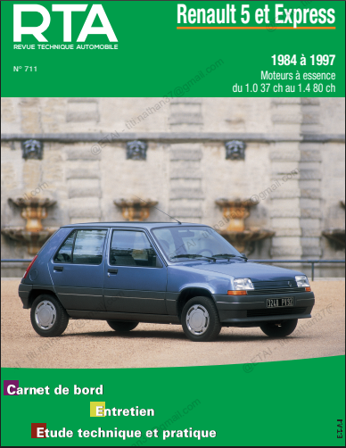 Manuel de réparation Renault Super 5 et Express essence Docautomoto