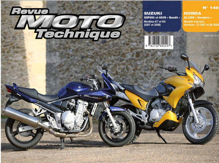 Revue technique Suzuki GSF 650 Bandit 2007 2008 Docautomoto