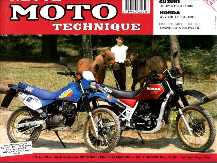 Revue technique Suzuki 125 DR { {{ Docautomoto }}