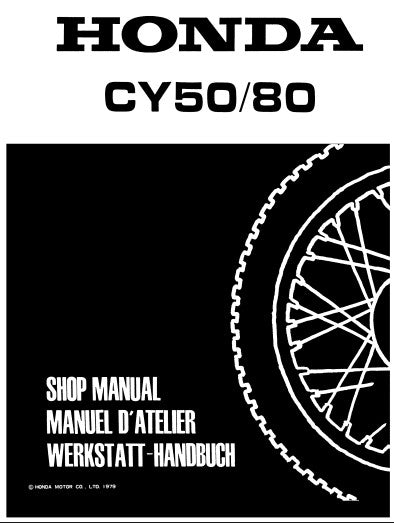 Manuel d'atelier Honda CY 50 80 AUTHENTIQU'ERE