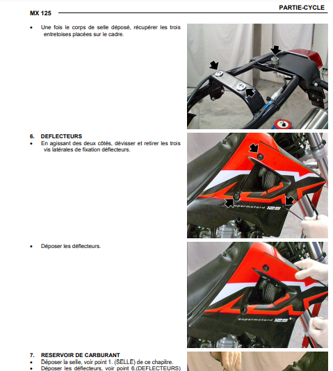 manuel d'atelier Aprilia MX 125 2004 { {{ Docautomoto }}