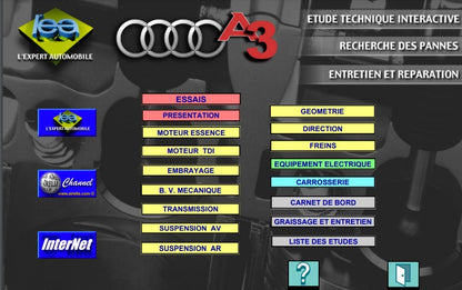 manuel d'atelier Audi A3 1998 essence diesel Docautomoto