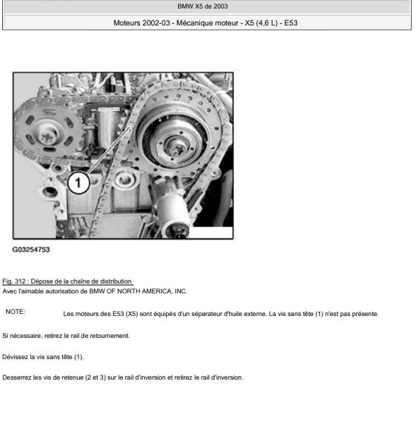 manuel d'atelier BMW X5 E53 1999 2006 français Docautomoto