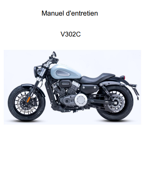manuel d'atelier Benelli Keeway V302 C 2025 français Docautomoto
